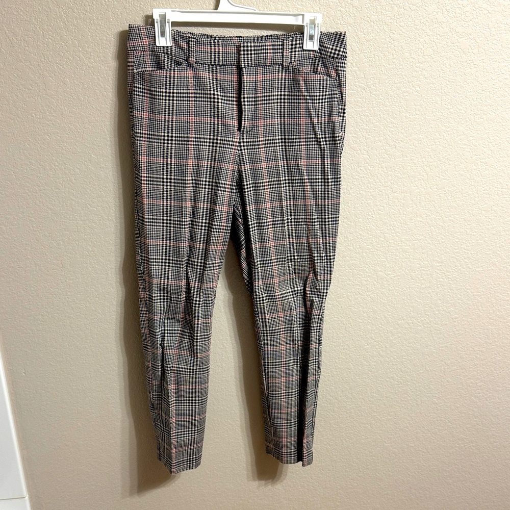Women’s High-Rise Pixie Plaid Dress Pants
